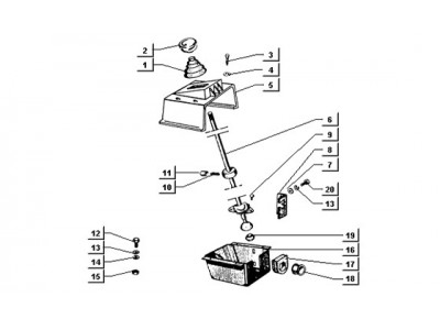 Χειριστήριο κιβωτίου ταχυτήτων (p703v)